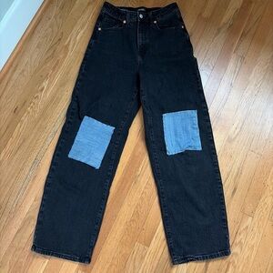 Wild Fable black high waisted, wide leg jeans